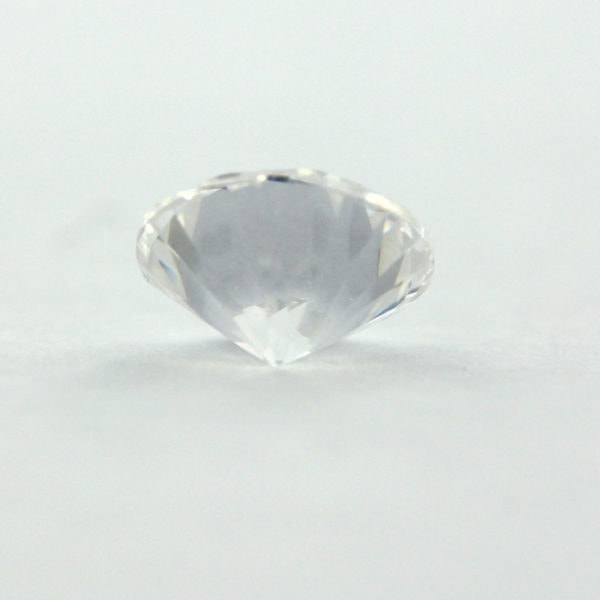 Loose Round Cut Clear CZ Gemstone Cubic Zirconia April Birthstone Back