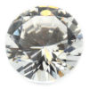 Loose Round Cut Clear CZ Gemstone Cubic Zirconia April Birthstone