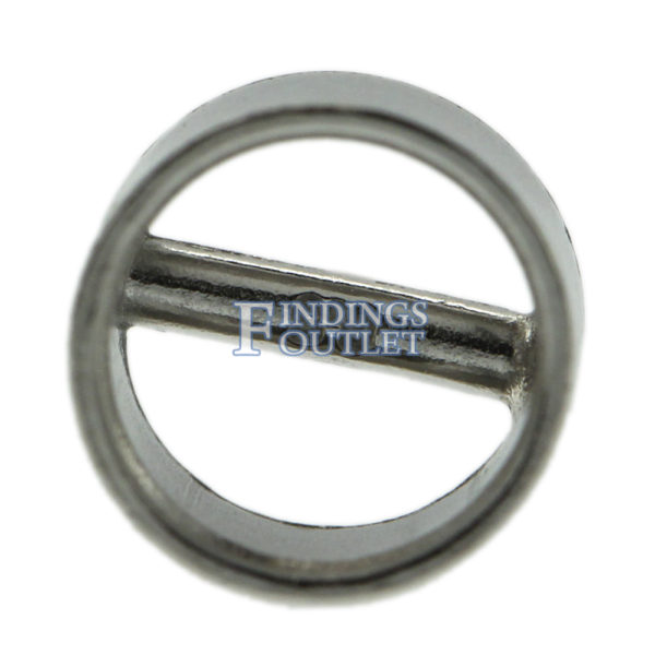 14k White Gold Round Bezel Stud Earring Mounting Setting Screw Back Post - Image 6