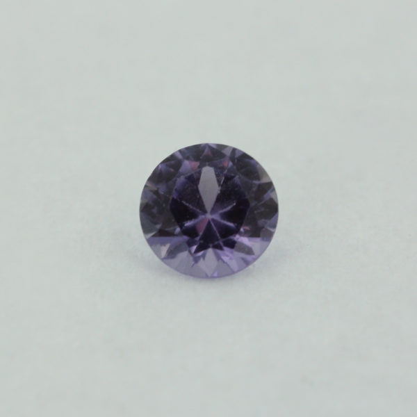 Loose Round Cut Alexandrite CZ Gemstone Cubic Zirconia June Birthstone Front