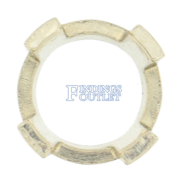 14K White Gold Round Low Base Head Setting Mounting 4 Prong - Image 3