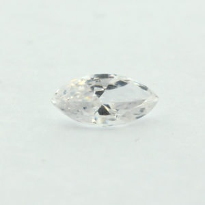 Loose Marquise Cut Clear CZ Gemstone Cubic Zirconia April Birthstone Front