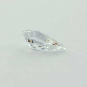 Loose Pear Shape Clear CZ Gemstone Cubic Zirconia April Birthstone Back
