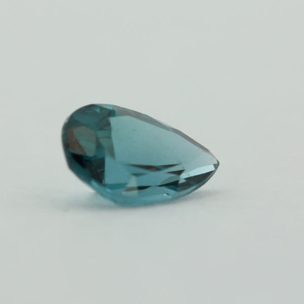 Loose Pear Shape Blue Zircon CZ Gemstone Cubic Zirconia December Birthstone Angle