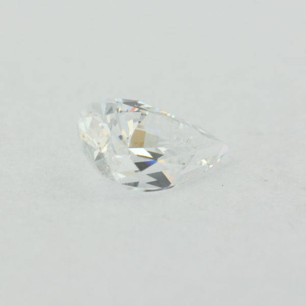 Loose Pear Shape White CZ Gemstone Cubic Zirconia April Birthstone Angle