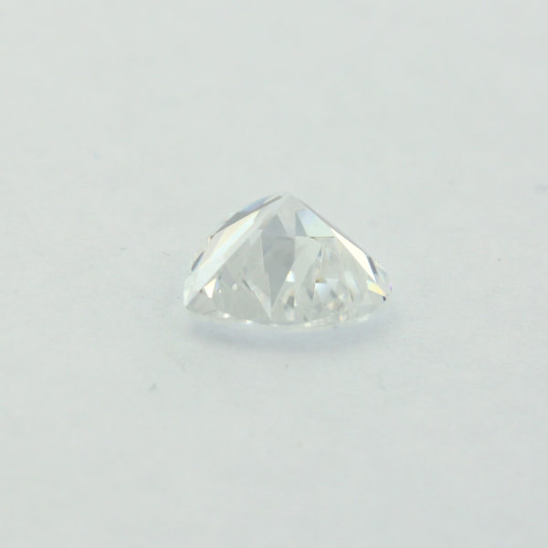 Loose Heart Shape Clear CZ Gemstone Cubic Zirconia April Birthstone Back