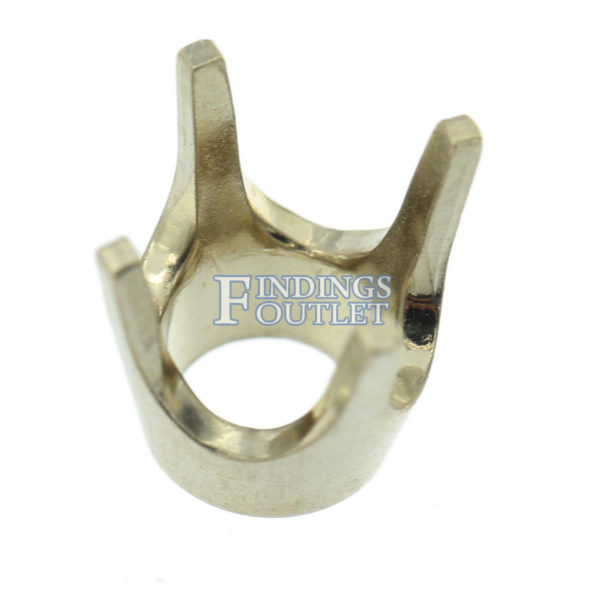 14K White Gold Round V34 Low Base Head Setting Mounting 4 Prong - Image 4