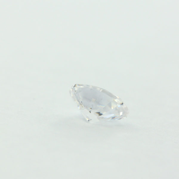 Loose Oval Cut Clear CZ Gemstone Cubic Zirconia April Birthstone Back