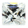 Loose Princess Cut Clear CZ Gemstone Cubic Zirconia April Birthstone