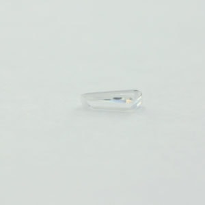 Loose Tapered Baguette Clear CZ Gemstone Cubic Zirconia April Birthstone Side