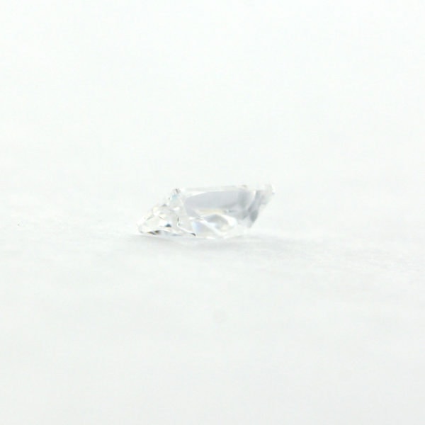 Loose Straight Baguette Clear CZ Gemstone Cubic Zirconia April Birthstone Back