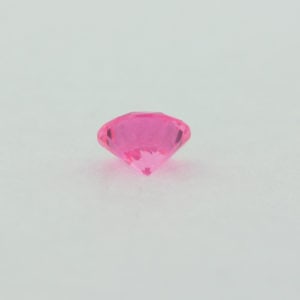 Loose Round Cut Pink CZ Gemstone Cubic Zirconia October Birthstone Back
