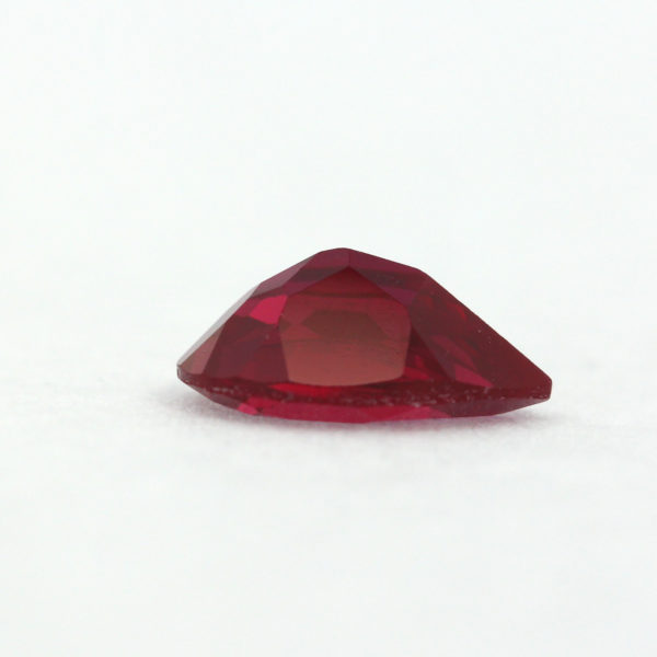 Loose Pear Shape Garnet CZ Gemstone Cubic Zirconia January Birthstone Down