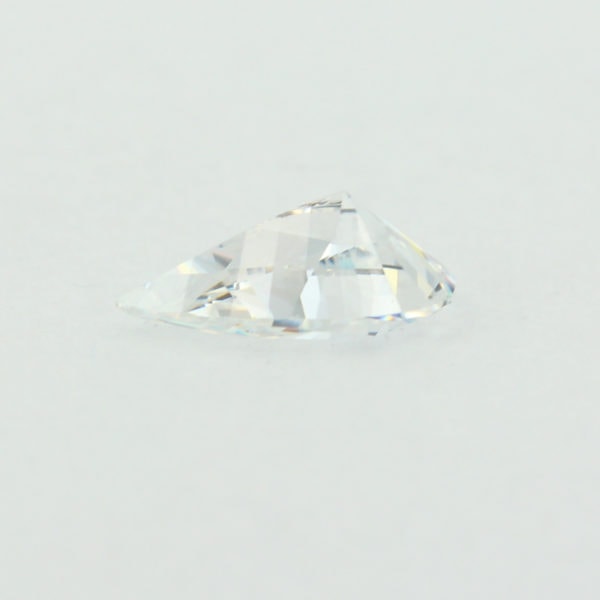 Loose Pear Shape White CZ Gemstone Cubic Zirconia April Birthstone Down