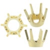 14K Yellow Gold Round V34 Low Base Head Setting Mounting 6 Prong