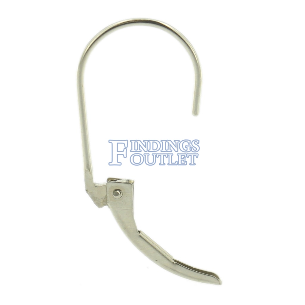 14k or Blanc Leverback Earring montage pendantes réglage Standard Simple Style