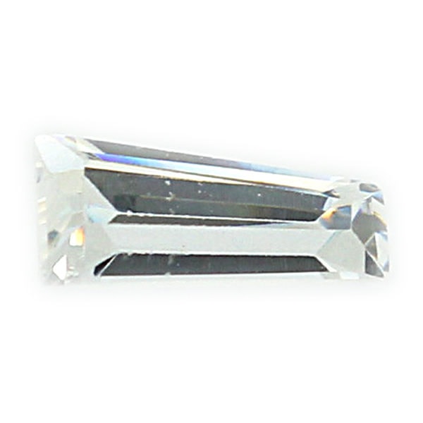 Loose Tapered Baguette Clear CZ Gemstone Cubic Zirconia April Birthstone