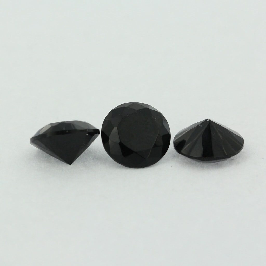 Details about   Lovely Lot Natural Black Onyx 4X4 mm Round Faceted Cut  Loose Gemstone