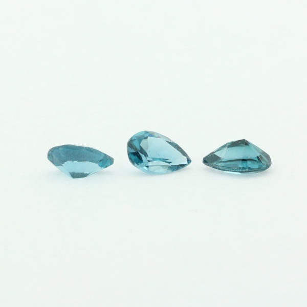 Loose Pear Shape Blue Zircon CZ Gemstone Cubic Zirconia December Birthstone Group