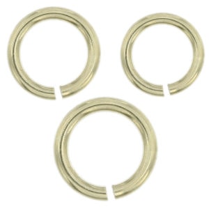 5 Pcs Solid 14K Gold 19 Gauge Open Jump Ring Top Quality