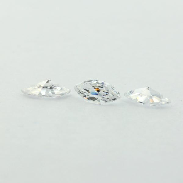 Loose Marquise Cut Clear CZ Gemstone Cubic Zirconia April Birthstone Group