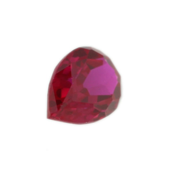Loose Pear Shape Ruby CZ Gemstone Cubic Zirconia July Birthstone Angle