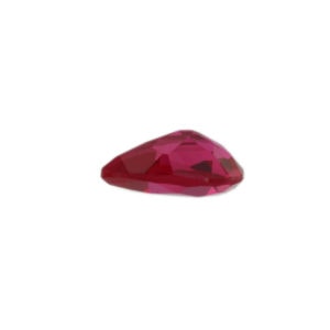 Loose Pear Shape Ruby CZ Gemstone Cubic Zirconia July Birthstone Down