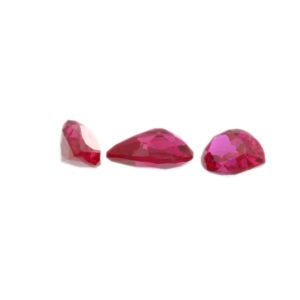 Loose Pear Shape Ruby CZ Gemstone Cubic Zirconia July Birthstone Group