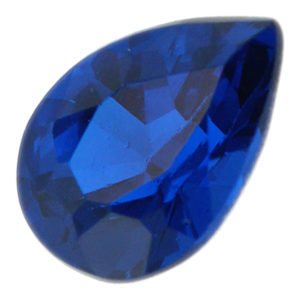 Loose Pear Shape Sapphire CZ Gemstone Cubic Zirconia September Birthstone