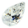 Loose Pear Shape Clear CZ Gemstone Cubic Zirconia April Birthstone