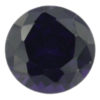 Loose Round Cut Amethyst CZ Gemstone Cubic Zirconia February Birthstone