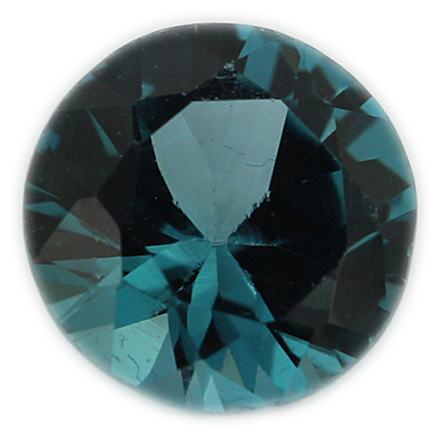 Loose Round Cut Blue Zircon CZ Gemstone Cubic Zirconia December Birthstone