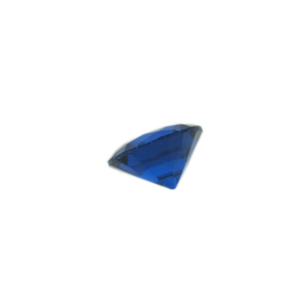 Loose Round Cut Sapphire CZ Gemstone Cubic Zirconia September Birthstone Back