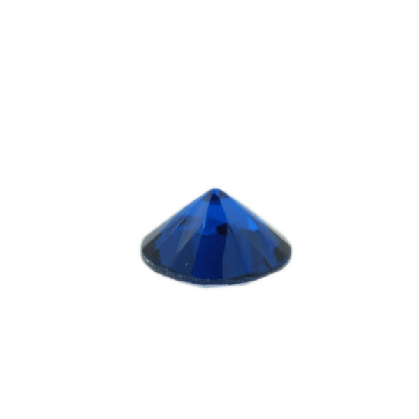 Loose Round Cut Sapphire CZ Gemstone Cubic Zirconia September Birthstone Down