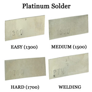 Platinum Solder Easy Medium Hard & Welding One Gram Plate Jewelry Repair