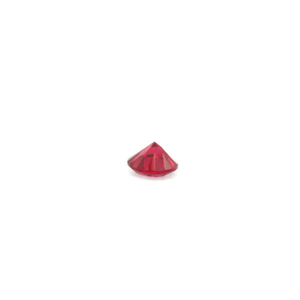 Loose Round Cut Garnet CZ Gemstone Cubic Zirconia January Birthstone Down