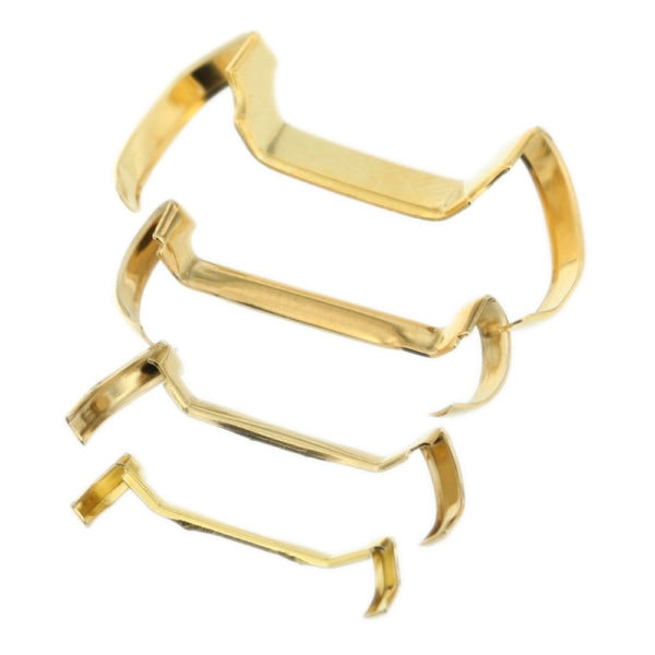 White & Yellow Gold Filled Ring Guards Yellow Angle