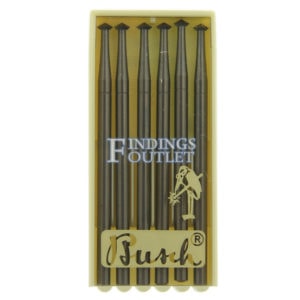 Busch Bearing Cutter 70°Bur Figure 446C Pack of 446C Jewelry Burs 009-050 Made In Germany Pack