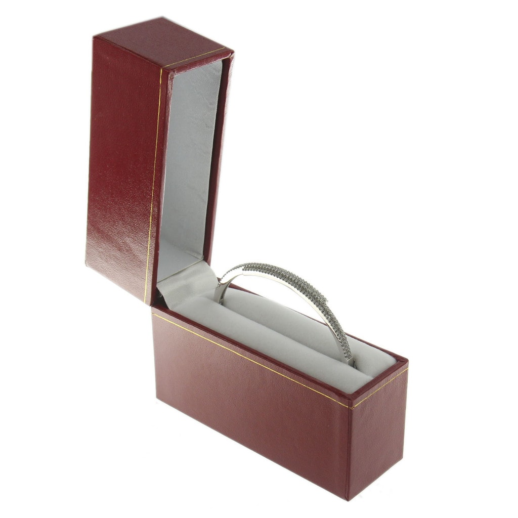 Faux Leather Jewelry Gift Boxes White - Zakka Canada