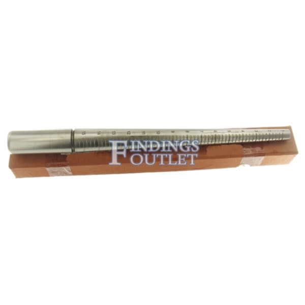 Hardened Steel Ring Stick Sizer Mandrel Ring Stick 1-15 US Sizes Package