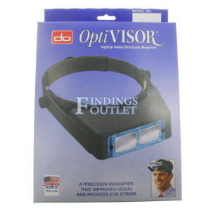 Optivisor Optical Glass Binocular Magnifier 1.5x-3.5x All Magnifications Box