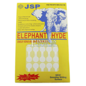 Elephant Hyde Round White Standard Sticker Jewelry Price Tags 1000 Pcs Pack