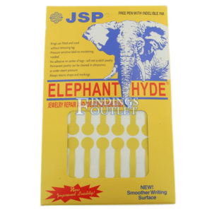 Elephant Hyde Round Gold Long Sticker Jewelry Price Tags 500 Pcs Pack
