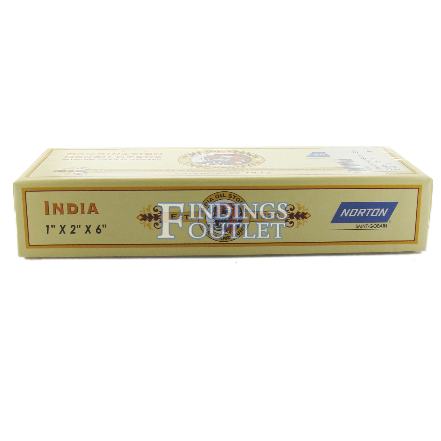 Norton India Aluminum Oxide Oil Stone – Fine Grit Sharpening Stone Made In USA