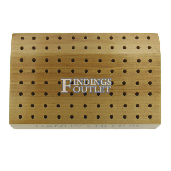 Wooden 88 Hole Bur Holder Front