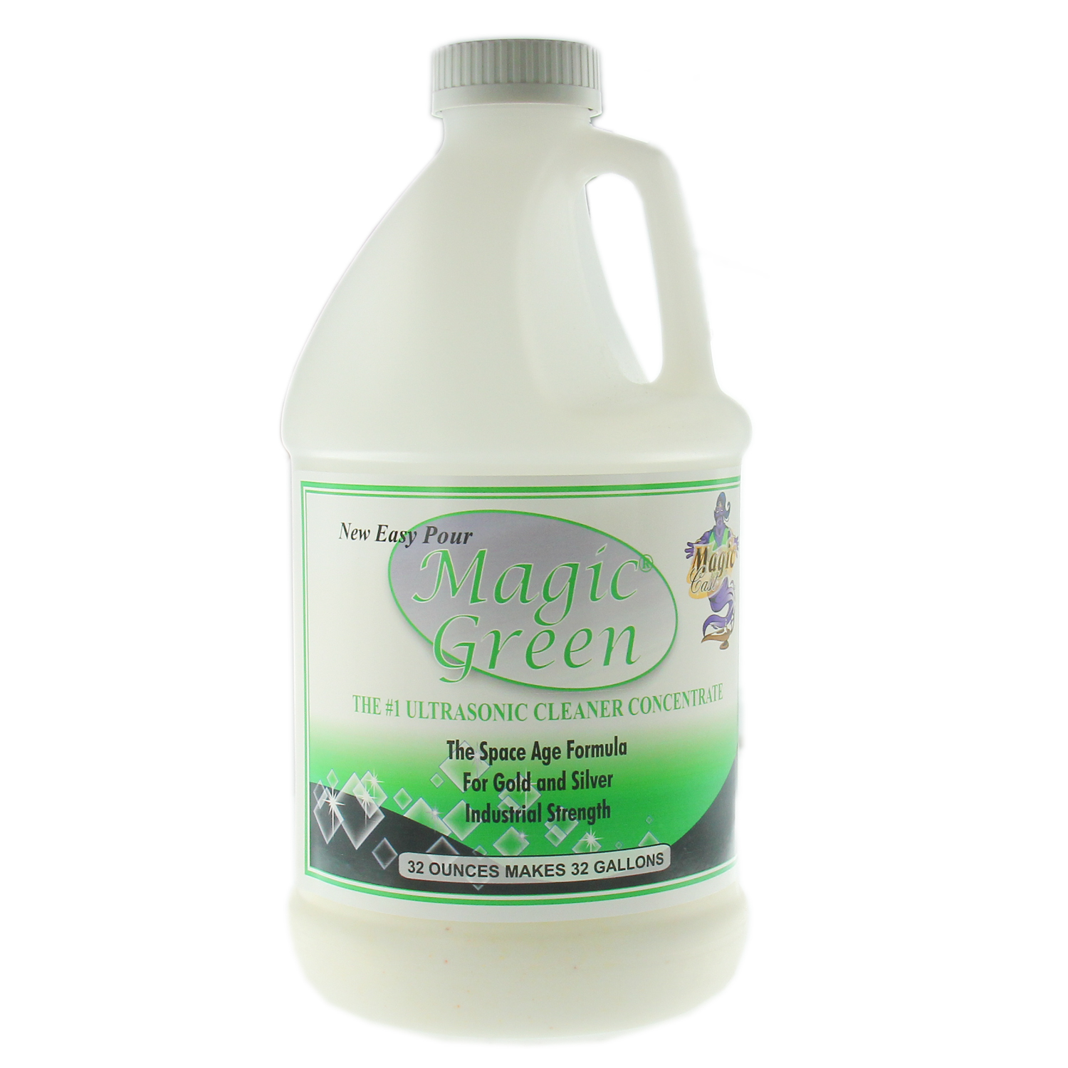 Magic Green Ultrasonic Cleaning Concentrate Powder For Gold & Silver Jewelry  - Findings Outlet