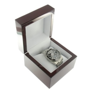 Cherry Rosewood Wooden Bracelet Bangle Watch Box Display Jewelry Gift Box
