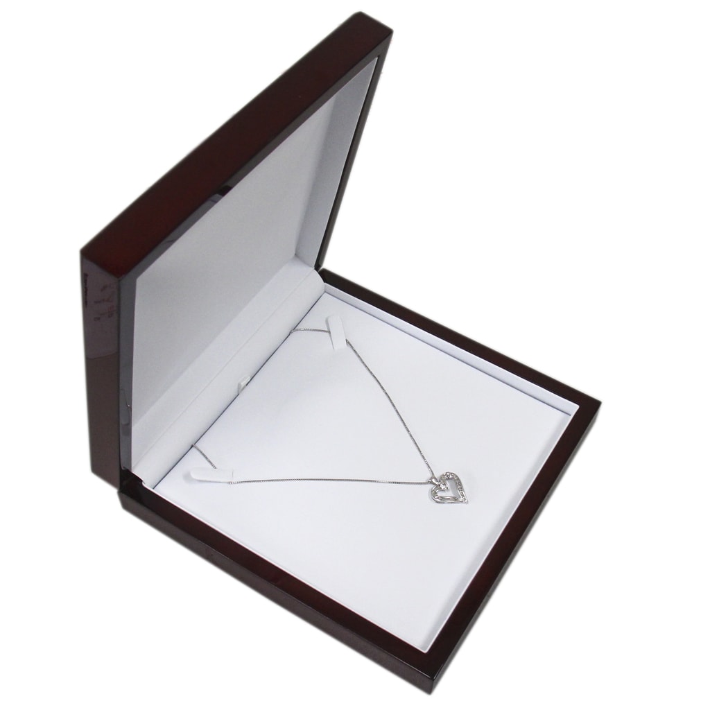 Rose Wood Necklace Box Elegant/Fancy/New/Good Quality/Gift Box 