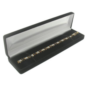 Black Velvet Bracelet Box Display Jewelry Gift Box