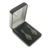 Black Leather Earring Pendant Box Display Jewelry Gift Box